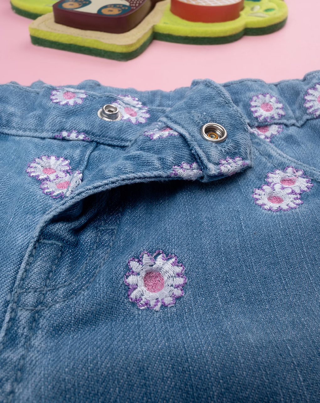 Girls Casual Denim Trouser - Sattari Garments