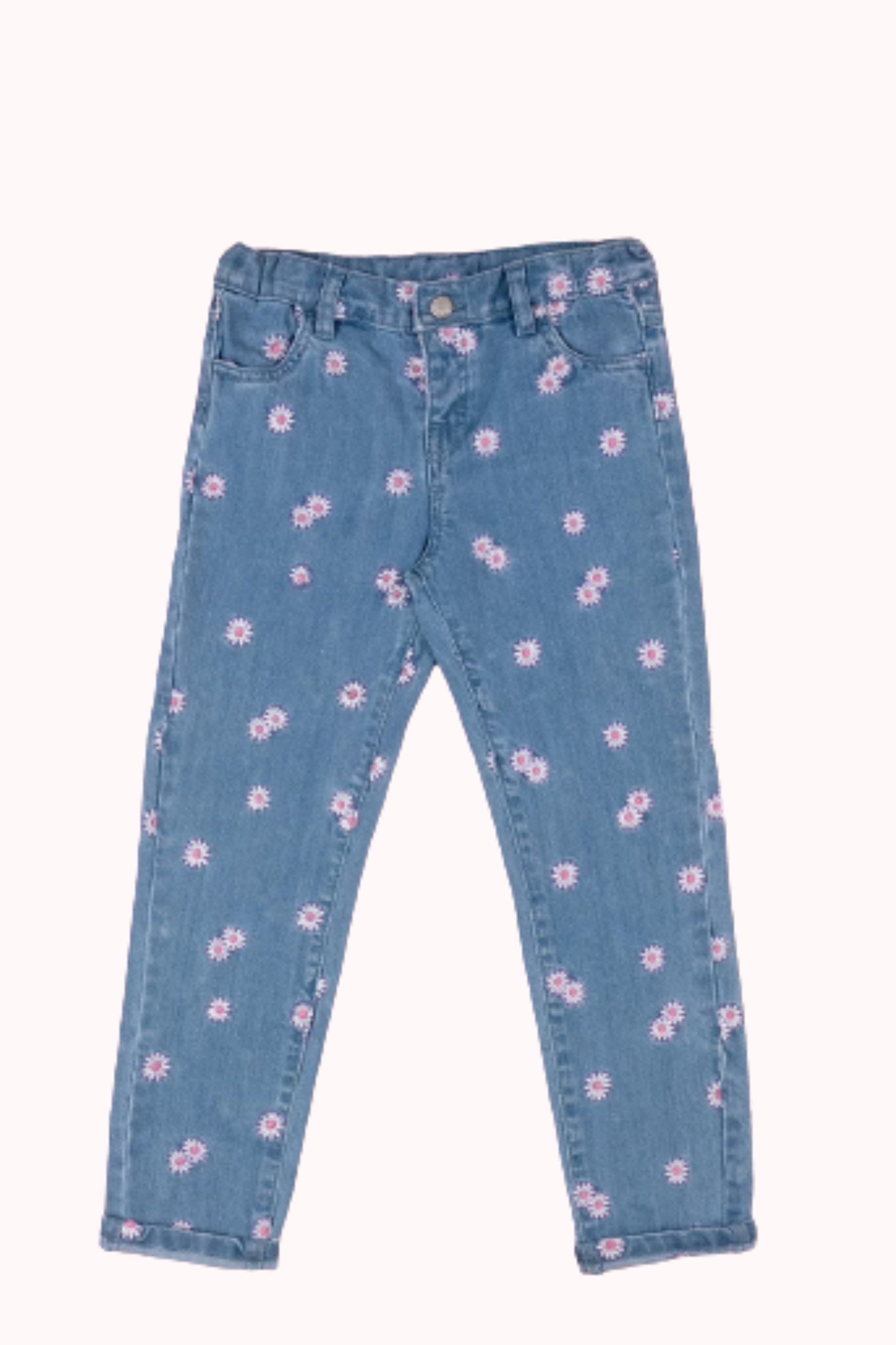Girls Casual Denim Trouser - Sattari Garments Girls Casual Denim Trouser - Sattari Garments