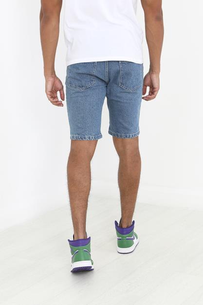 MENS WASHED REGULAR FIT BASIC DENIM SHORTS - Sattari Garments