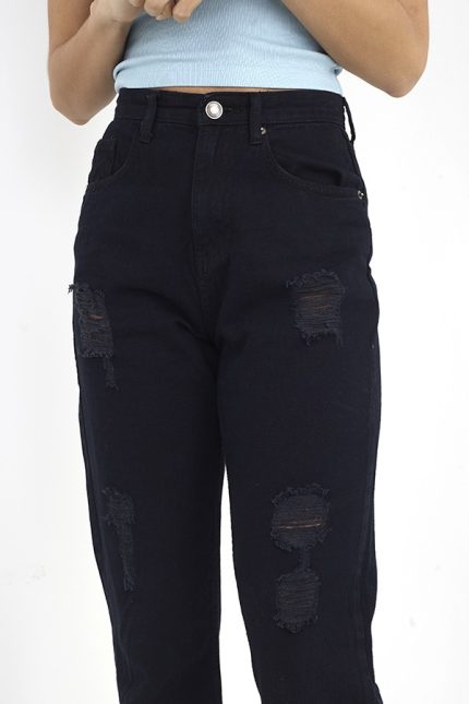 WOMEN DISTRESSED DENIM JEANS - Sattari Garments